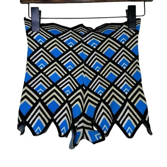 Paco Rabanne Geometric Jacquard Shorts Size XS - Picture 5 of 8